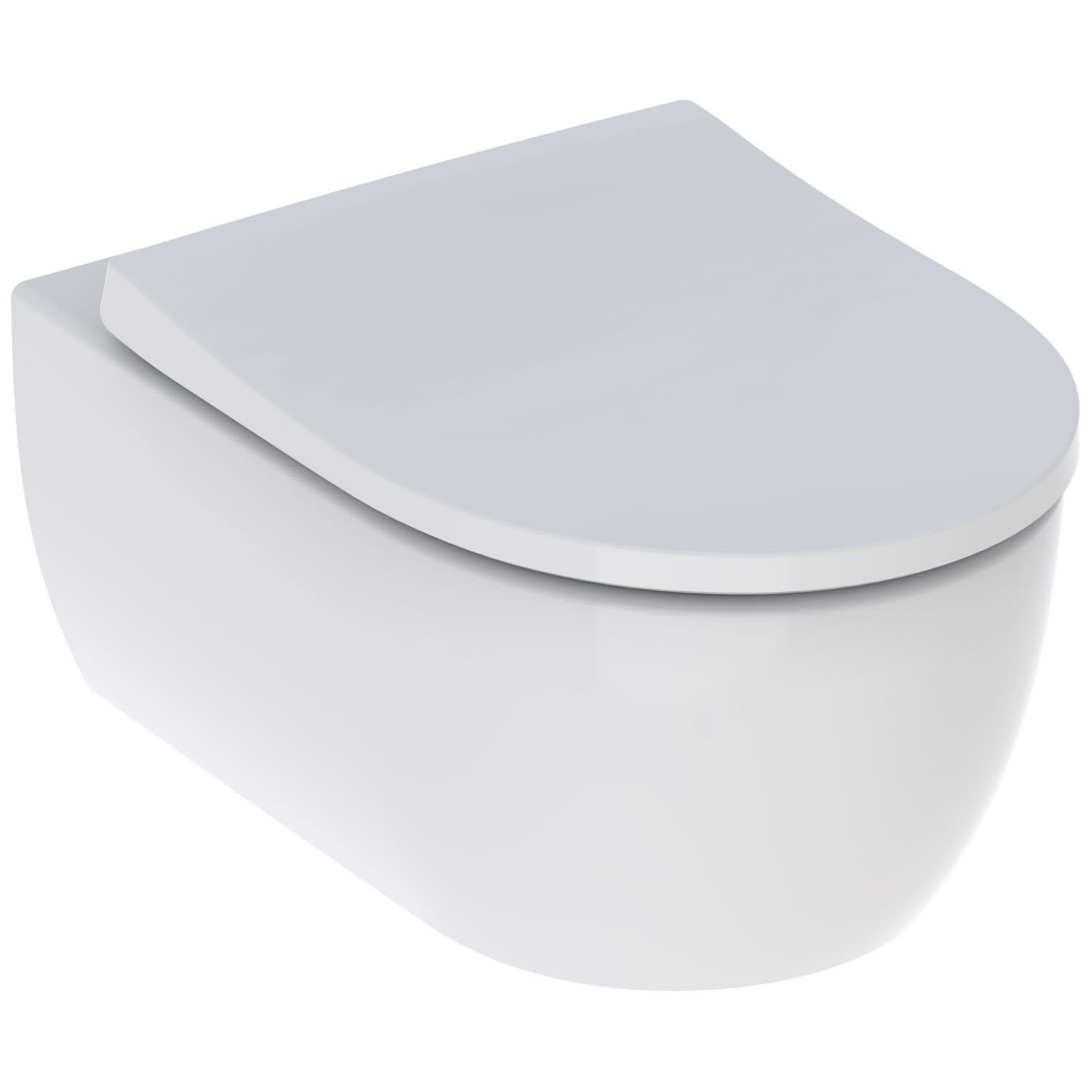 Geberit iCon Wand-WC Tiefspüler Rimfree, geschlossene Form, mit WC-Sitz -  Sanigroup GmbH