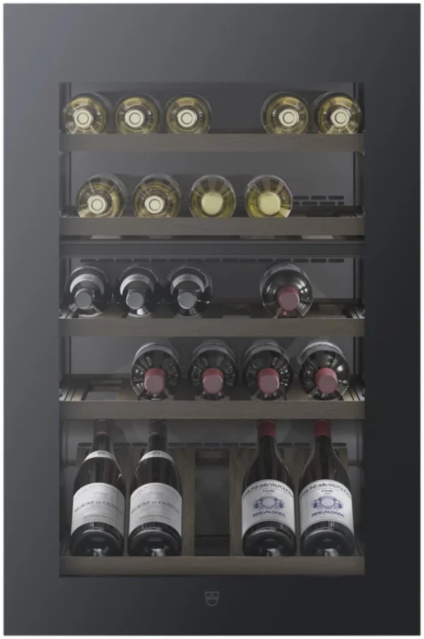 V-ZUG Kühl-/Gefriergerät WineCooler V4000 90 - Spiegelglas Schwarz (5110200001)