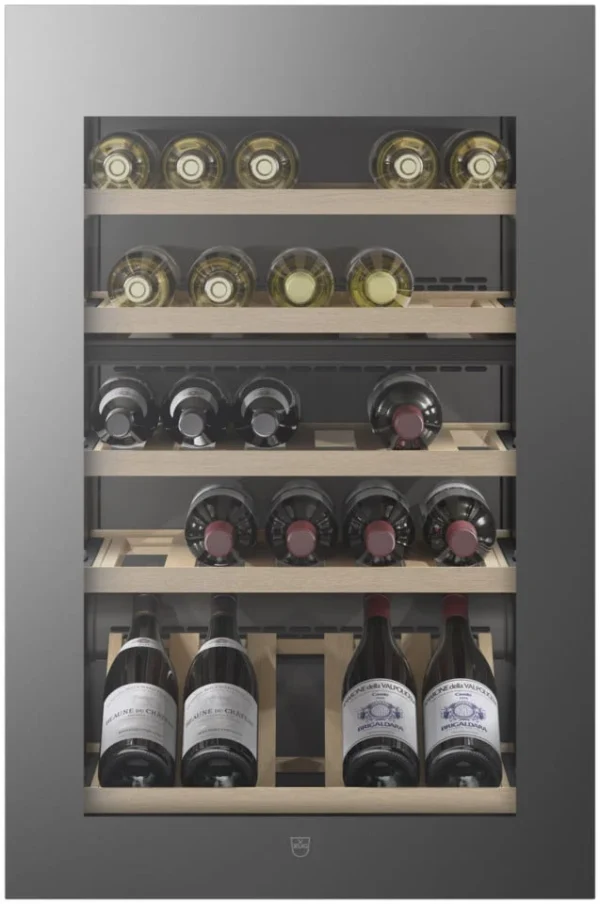 V-ZUG Kühl-/Gefriergerät WineCooler V4000 90 - Spiegelglas Platinum (5110200019)