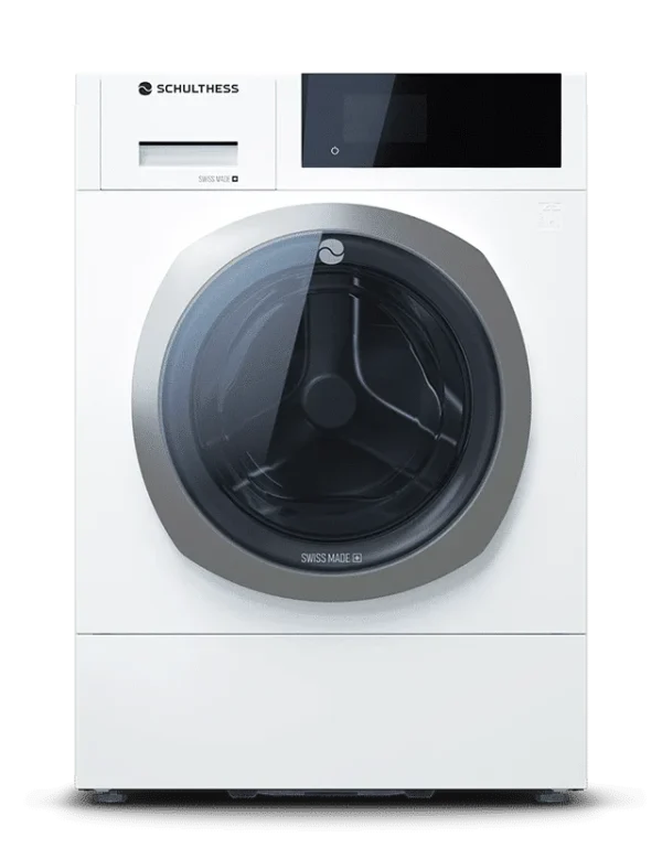 Schulthess Waschmaschine Sublime, Türbandung links, Aquastopp, Litze, Warmwasseraschluss, Weiss