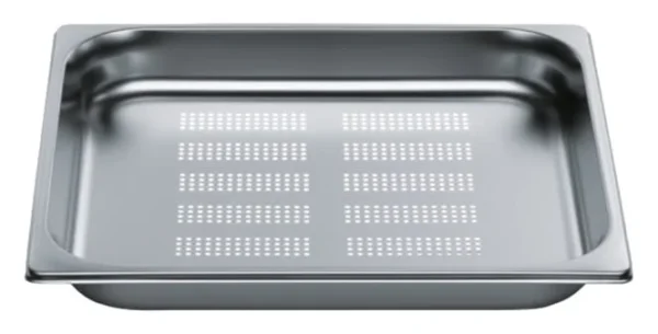 V-ZUG Garbehälter gelocht, 2/3 GN, B 325 x T 354 x H 40mm