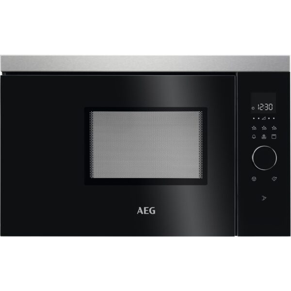 AEG Mikrowellengerät MW17BEMGM Chrom mit Antifingerprint Beschichtung