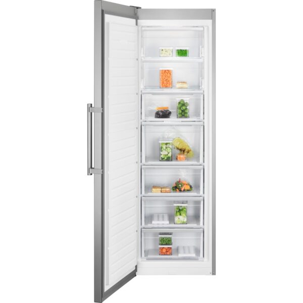Electrolux Gefrierschrank SG280NICN Edelstahltürfronten, Seiten silber