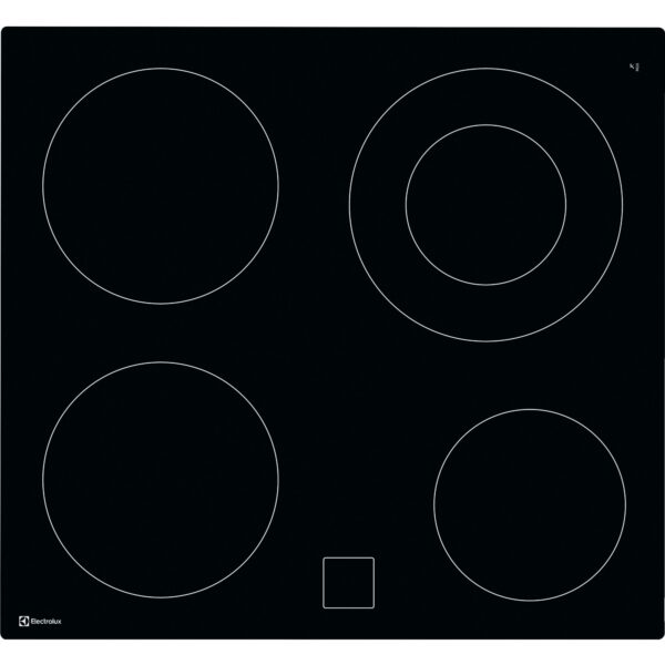 Electrolux Glaskeramik-Kochfeld GK56PO Schwarz