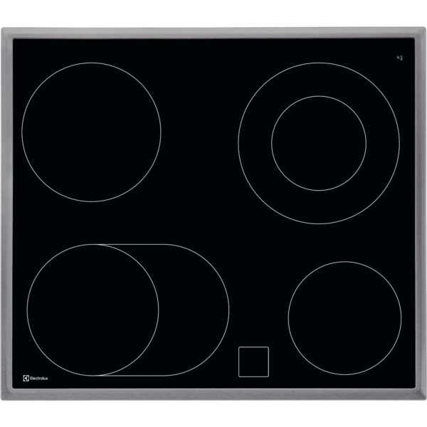 Electrolux Glaskeramik-Kochfeld GK58CCN Chrom