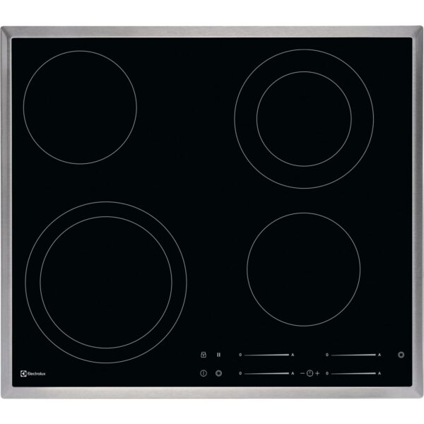 Electrolux Glaskeramik-Kochfeld GK58TSCN Chrom