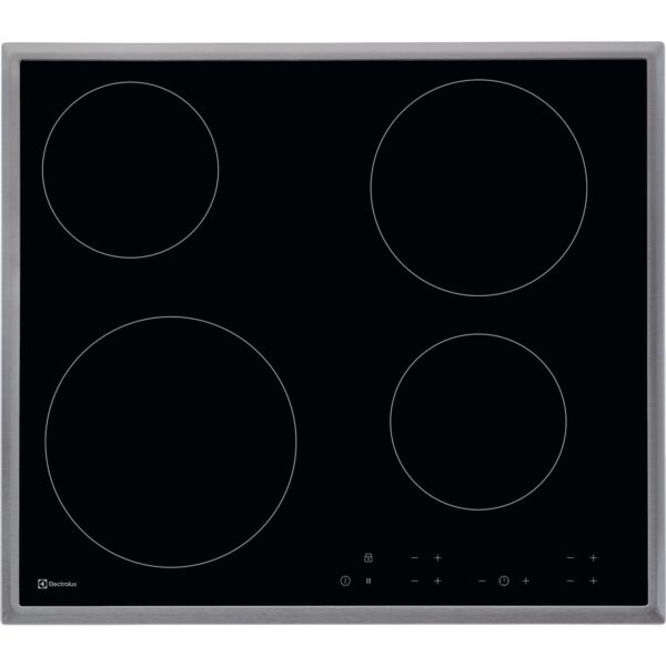 Electrolux Glaskeramik-Kochfeld GK58TCCN Chrom