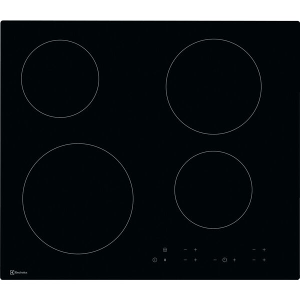 Electrolux Glaskeramik-Kochfeld GK58TCO Schwarz