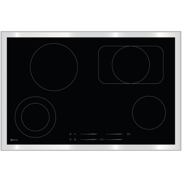 Electrolux Glaskeramik-Kochfeld GK80TSPLCN Chrom