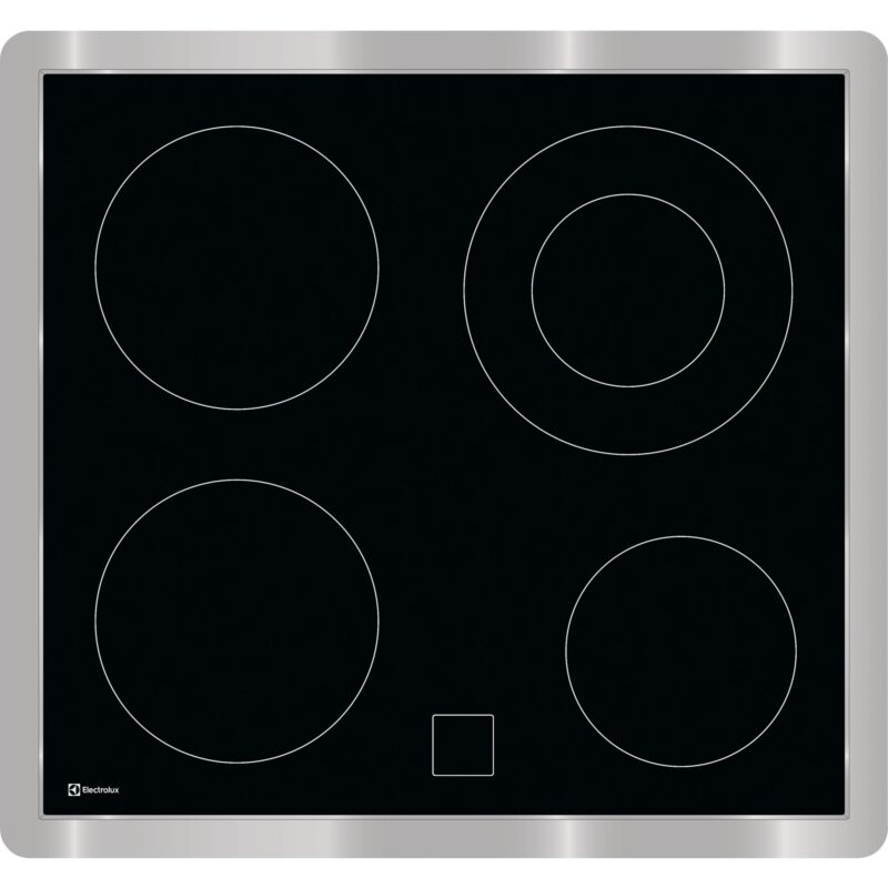 Electrolux Glaskeramik-Kochfeld GK56PPLRCN Chrom