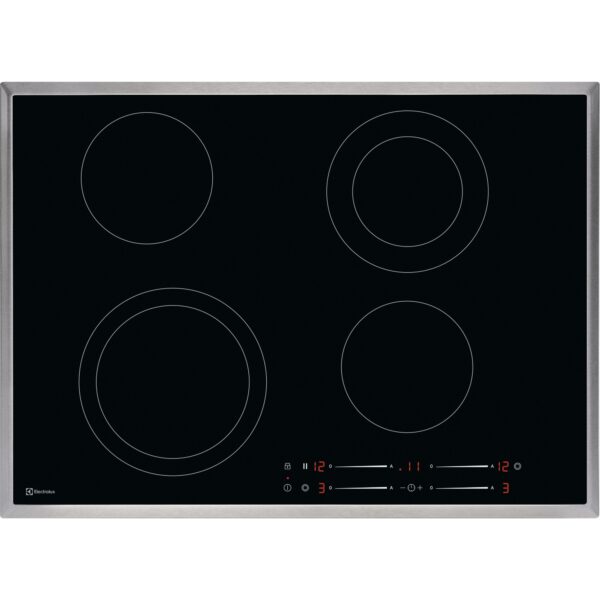 Electrolux Glaskeramik-Kochfeld GK69TSCN Chrom