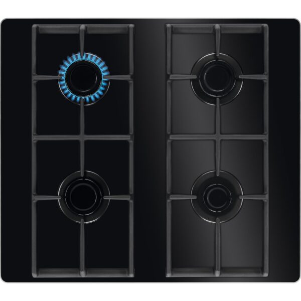 Electrolux Gas-Einbaukochmulde GKM45GLAS Schwarz