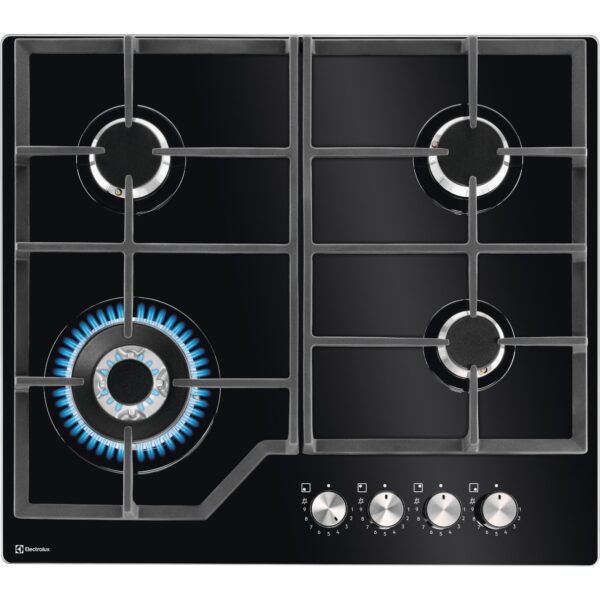 Electrolux Gas-Einbaurechaud GK58DKG4O Schwarz