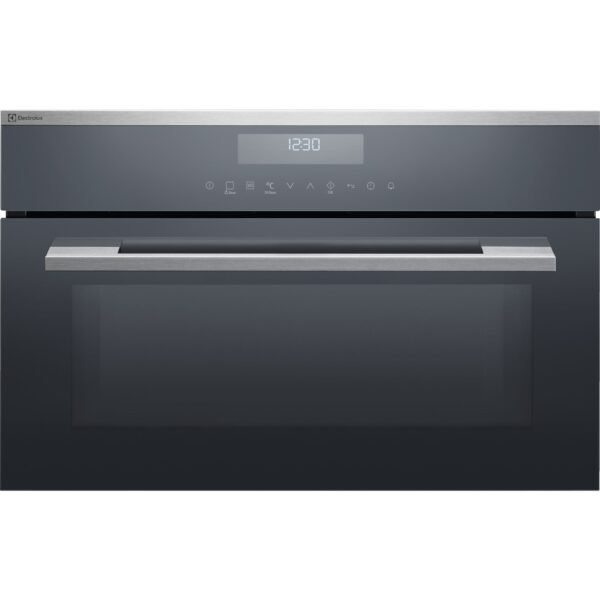 Electrolux Kompakt-Kombi-Mikrowellengerät EB3GL90KCN Chrom mit Antifingerprint Beschichtung