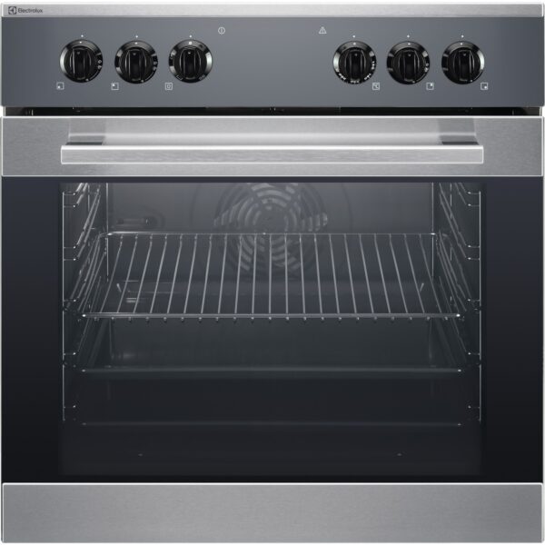 Electrolux Gas-Einbauherd GHGL4046CN Chrom mit Antifingerprint Beschichtung
