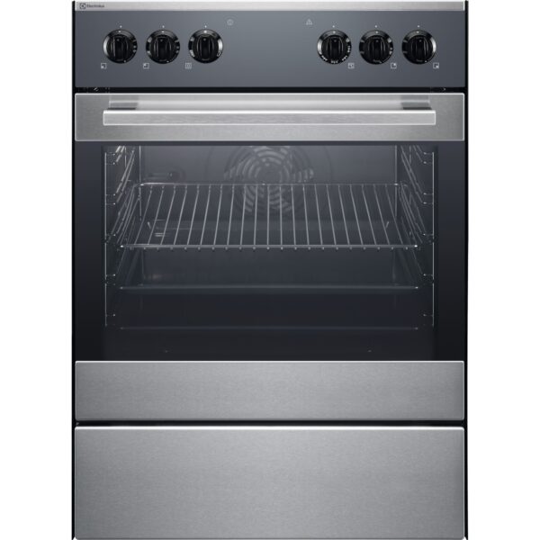 Electrolux Gas-Einbauherd GHGL446CN Chrom mit Antifingerprint Beschichtung
