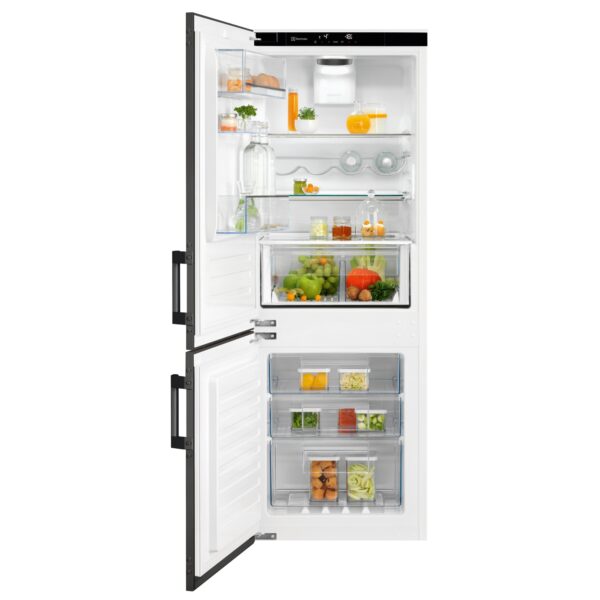 Electrolux Kühl-/Gefrierkombination EK276BNLSW Schwarz