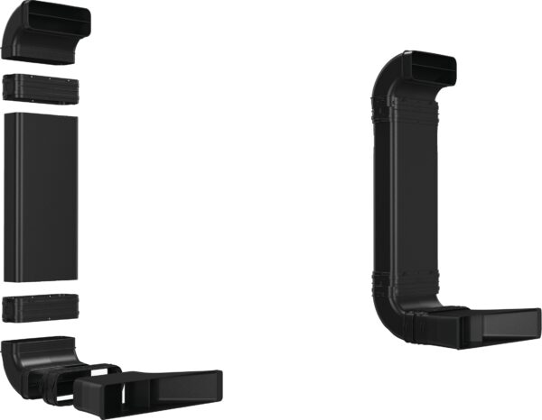 Bosch HEZ9VDKR0 Zubehör Umluftkit 2 L-Bogen (70cm Einbau)
