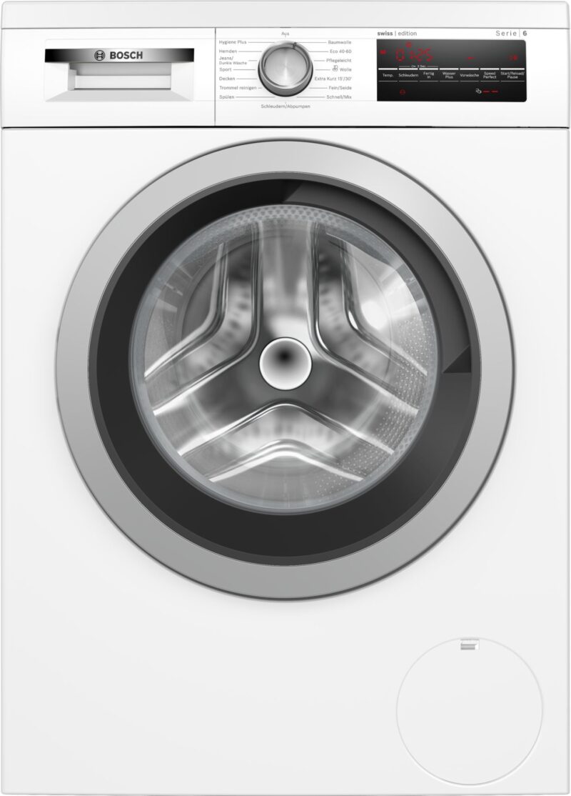 Bosch Serie 6, Waschmaschine, Frontloader, 9 kg, 1400 U/min. (WUU28T10CH)