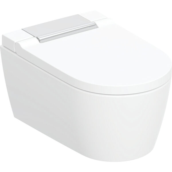 Geberit Dusch WC AquaClean Sela WC-Komplettanlage Wand-WC: glanzverchromt (146.220.21.1)