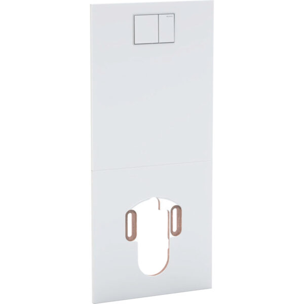 Designplatte für Geberit Dusch-WC AquaClean WC-Komplettanlage: weiss-alpin