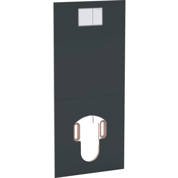 Designplatte für Geberit Dusch-WC AquaClean WC-Komplettanlage: Glas schwarz