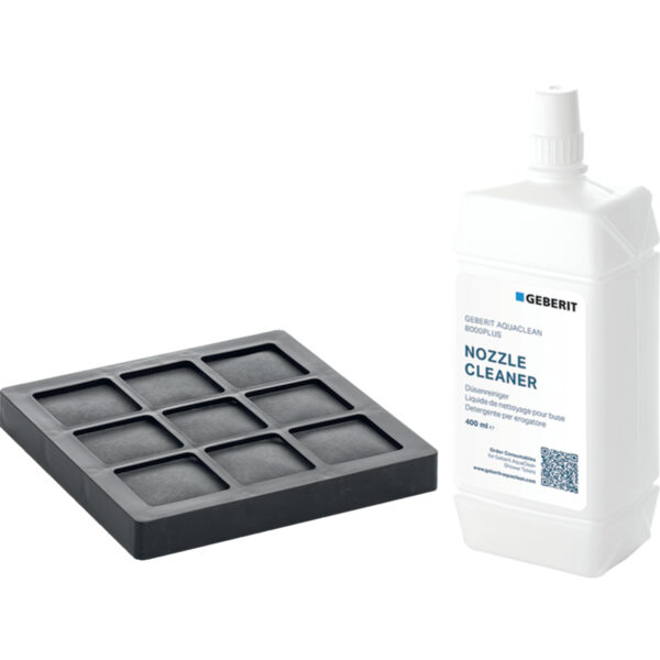Set Aktivkohlefilter und Düsenreiniger für Geberit AquaClean WC-Komplettanlagen