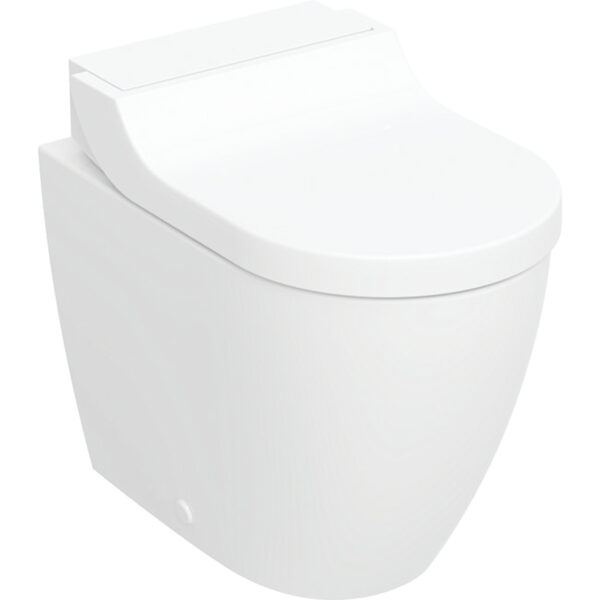 Geberit Dusch WC AquaClean Tuma Comfort WC-Komplettanlage Stand-WC: Glas weiss (146.310.SI.1)