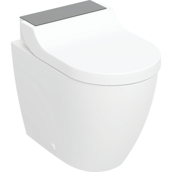 Geberit Dusch WC AquaClean Tuma Comfort WC-Komplettanlage Stand-WC: Glas schwarz (146.310.SJ.1)