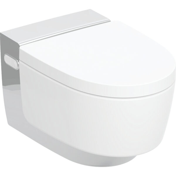Geberit Dusch WC AquaClean Mera Classic WC-Komplettanlage Wand-WC: glanzverchromt (146.200.21.1)