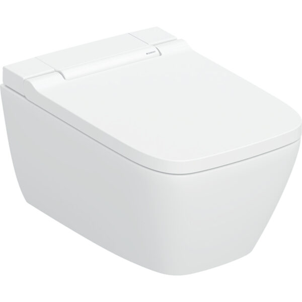 Geberit Dusch WC AquaClean Sela Square WC-Komplettanlage Wand-WC: weiss / KeraTect, weiss (146.250.01.1)