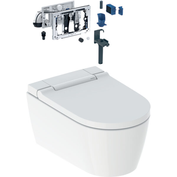 Geberit Dusch WC AquaClean Sela WC-Komplettanlage Wand-WC, DuoFresh: weiss / KeraTect, weiss (146.226.01.1)