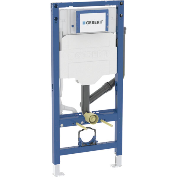 Geberit Duofix Element für Wand-WC, 112 cm, mit Sigma Unterputzspülkasten 12 cm, für Geruchsabsaugung mit Abluft