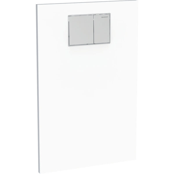 Designplatte für Geberit Dusch-WC AquaClean WC-Aufsatz: Glas weiss