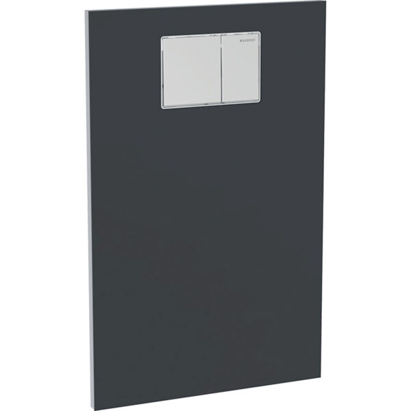 Designplatte für Geberit Dusch-WC AquaClean WC-Aufsatz: Glas schwarz