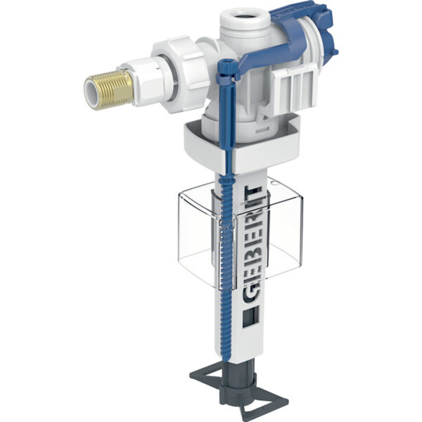 Geberit Typ 383 Füllventil Wasseranschluss seitlich, 3/8", Nippel aus Messing