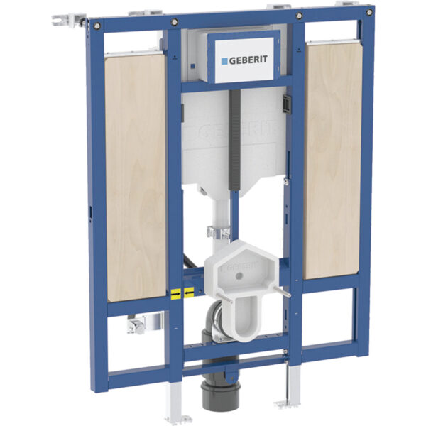 Geberit Duofix Element für Wand-WC, 112 cm, mit Sigma Unterputzspülkasten 12 cm, barrierefrei, WC höhenverstellbar, für Stütz- und Haltegriffe