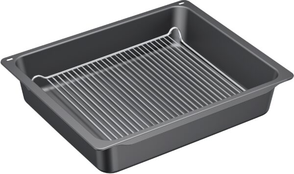 Bosch HEZ633070 Zubehör Profi-Pfanne, emailliert, anthrazit