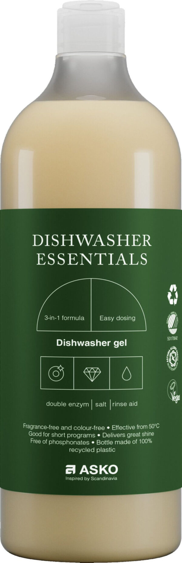 ASKO Geschirrspülmittel Gel, 1000 ml (LD10)
