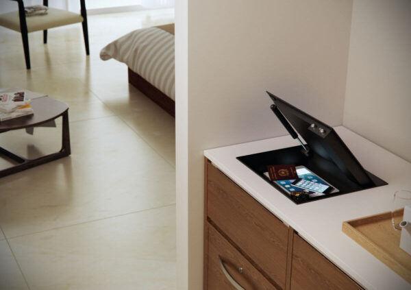 INDEL B Hotel Safe, rechts nicht wechselbar (SAFE TOP OPEN) – Bild 2