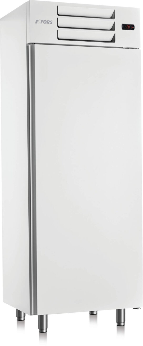 FORS Gastronomie-Gefrierschrank, Volltür, weiss, GN 2/1, rechts wechselbar (GFS550W)