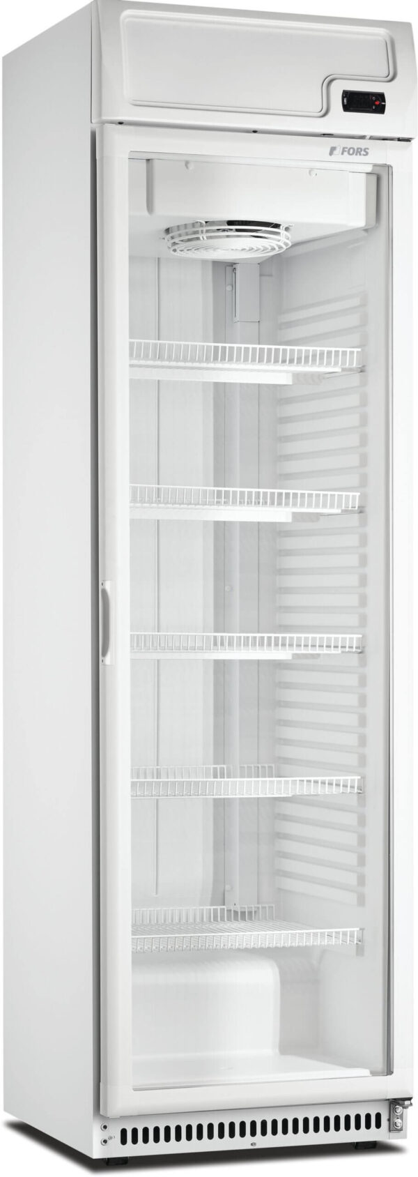 FORS Getränke-Kühlschrank, Glastür/Display, weiss, rechts nicht wechselbar (CCDV402WG)