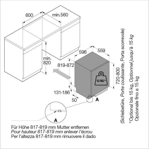 ASKO Geschirrspüler vollintegriert LOGIC (DSD545K) – Bild 2