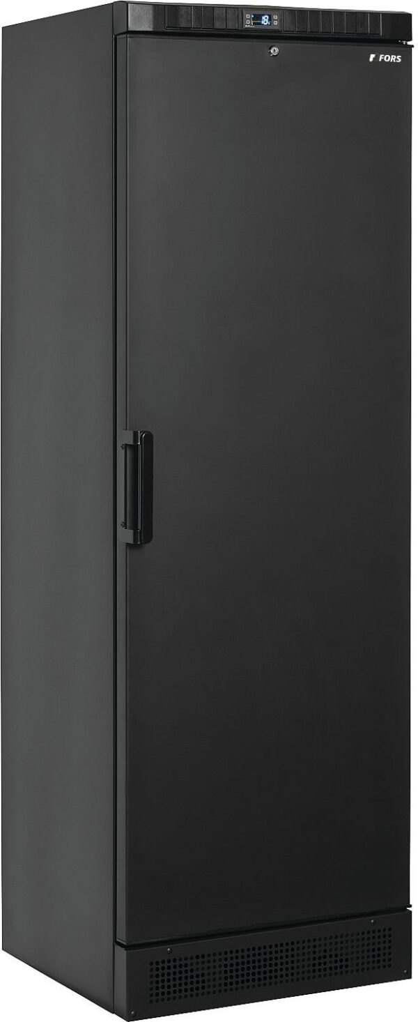 FORS Weinkühlschrank, Volltür, schwarz, 1 Zone, rechts wechselbar (WK184118N)
