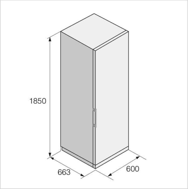 ASKO Gefrierschrank freistehend  PREMIUM, links wechselbar (FN23841W) – Bild 3