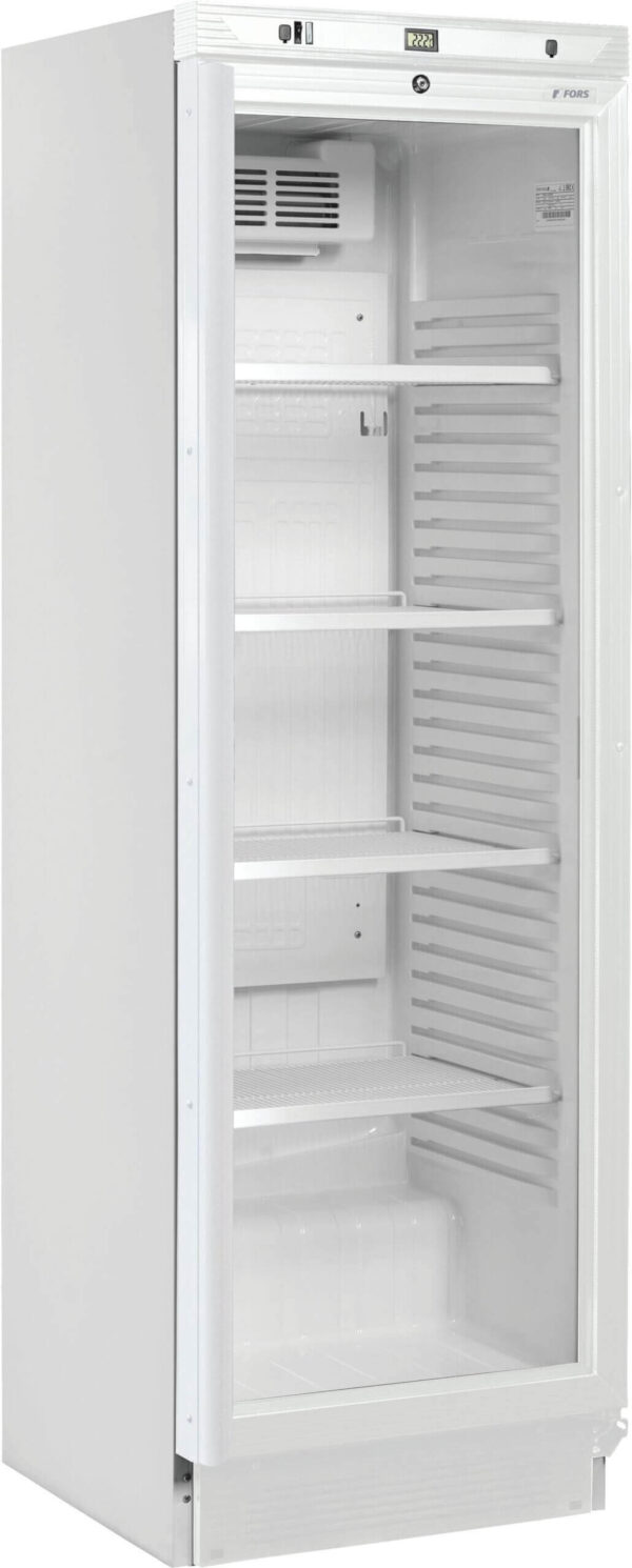 FORS Getränke-Kühlschrank, Glastür, weiss, rechts nicht wechselbar (BCV4000WG)