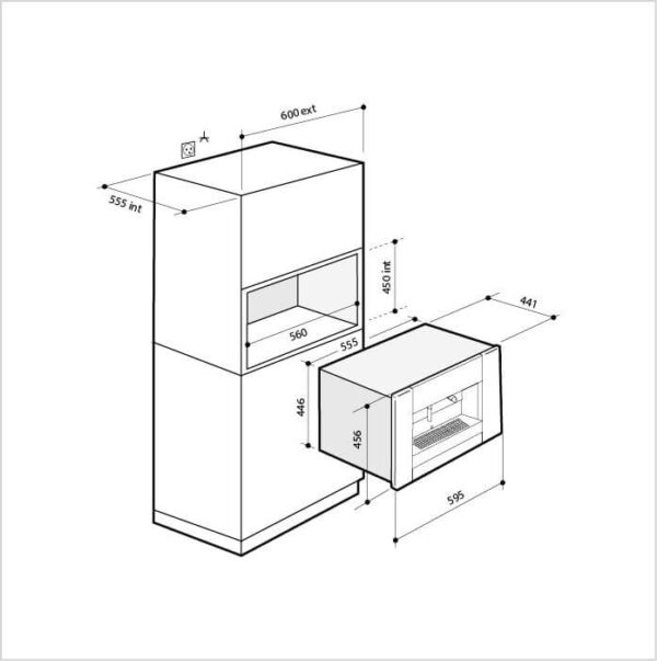 DE DIETRICH Kaffeemaschine (DKD7400A) – Bild 2