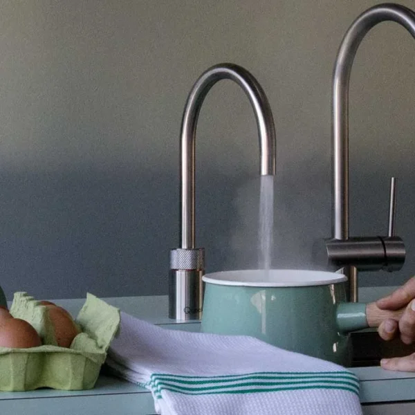 Quooker Hahn Nordic Round Voll-Edelstahl
