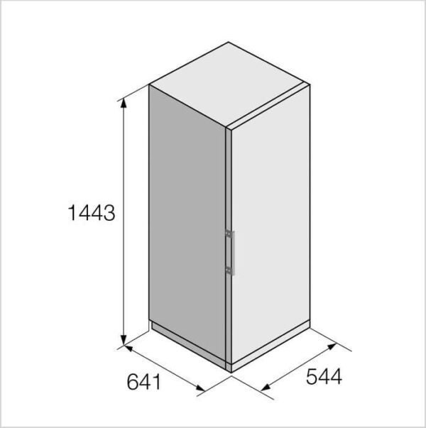 FORS Gefrierschrank freistehend, rechts wechselbar (FFF551444NE) – Bild 4
