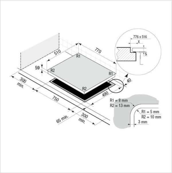 BRANDT Induktions-Kochfeld (BPI384HUB) – Bild 2